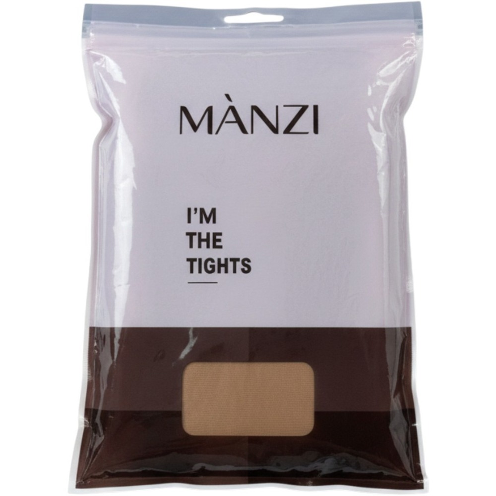 Manzi Tights Women XXXL Natural 2 Pairs Sheer Hosiery Plus Size 16291